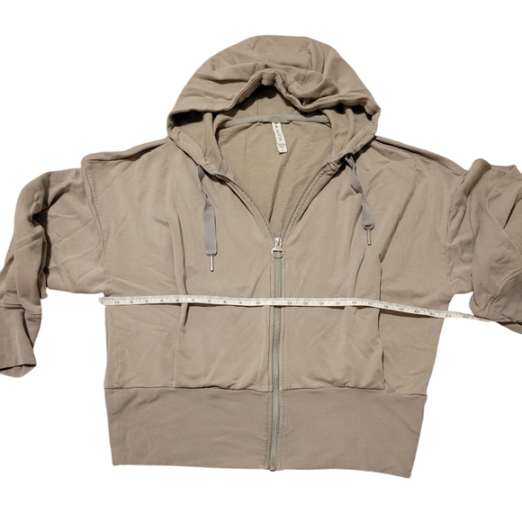 Athleta Balance Sweatshirt Full Zip Long Sleeves S# 599503 Hoodie Womens Large - Picture 5 of 13